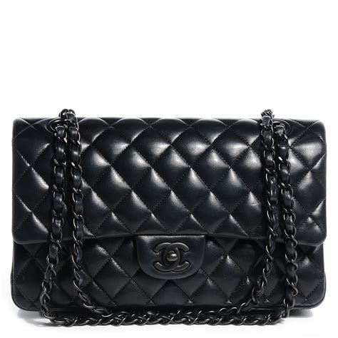 chanel so black medium flap bag